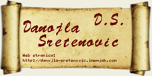 Danojla Sretenović vizit kartica